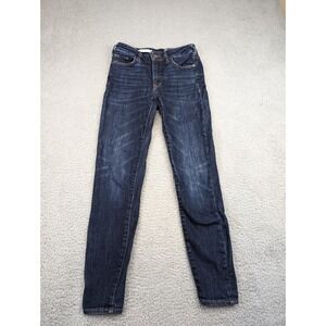 Pilcro Anthropologie Jeans Womens Size 26 Blue Dark Wash High Rise Denim Legging